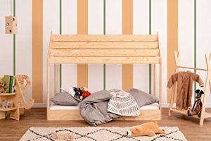 letto-montessori-casetta-legno-naturale-tetto-80x190