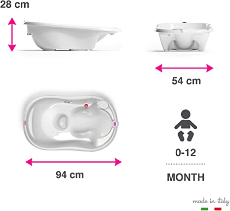 vaschetta-bagnetto-per-neonato-con-supporto-okbaby-antiscivolo vaschetta-bagnetto-per-neonato-con-supporto-okbaby-antiscivolo
